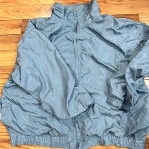 Vintage 80s Blue Windbreaker Jacket